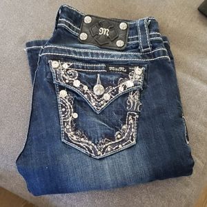 SOLD Miss Me jeans size 27 dark wash